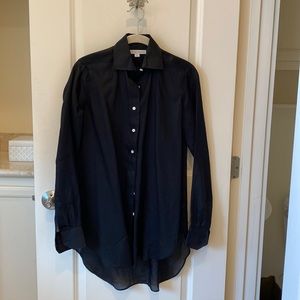 Ann Mashburn cotton organza long top